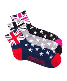OUTDOOR | OUTDOOR ユニオンジャックスタークォーターソックス(ソックス/靴下)
