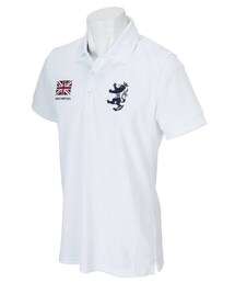 Admiral | 英国旗ワッペンメッシュ半袖ポロシャツ(ポロシャツ)
