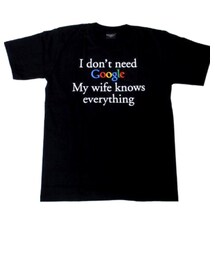 不明 | グーグル google 半袖 Tシャツ メンズ レディース おもしろ パロディ おしゃれ /ブラック M(Tシャツ/カットソー)