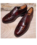 FLORSHEIM | FLORSHEIM/ウイングチップドレス/赤茶/グットイヤーウエルト製法(禮服鞋)
