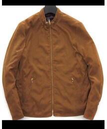 TAKEO KIKUCHI |  フェイクスエードシングルライダースジャケット撥水 ブルゾン(ブルゾン)