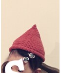 Handmade(ハンドメイド)の「帽子(ニットキャップ/ビーニー)」