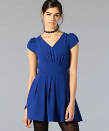 GUILD PRIME | 【GUILD PRIME】WOMENS ブルーフェミニンショートワンピース(ワンピース)