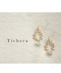 Ticheca | スイングリーフ(ピアス（両耳用）)