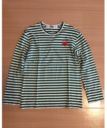 PLAY COMME des GARCONS | ボーダーTシャツ(Tシャツ/カットソー)