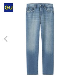 GU | レギュラーストレートジーンズ(デニムパンツ)