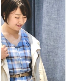 Samansa Mos2 blue | マウンテンパーカー