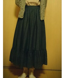 VINTAGE | デニムロングスカート(デニムスカート)