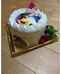 母が用意してくれた写真ケーキ(^-^)🌠 | その他