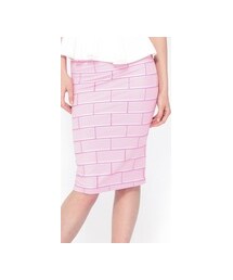 Lazy Oaf - HIT THE WALL MIDI SKIRT - PINK(スカート)