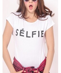 CELEBRITY SELFIE T-SHIRT - WHITE(Tシャツ/カットソー)