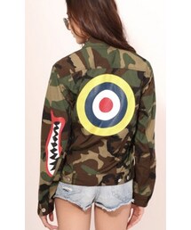 Mark McNairy - TRUCKER JACKET - PRINTED TIGER CAMO(ミリタリージャケット)