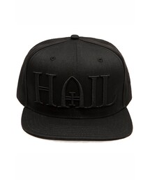 Human Potential HAIL HAT BLACK LETTER - BLACK(ハット)