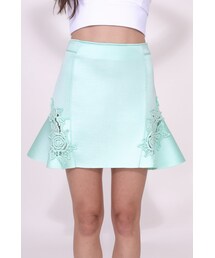 Lioness DAYDREAM CROCHET APPLIQUE SKIRT - GREEN(スカート)
