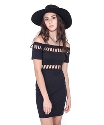 MOTEL | Motel DAME DRESS-BLACK(ワンピース)