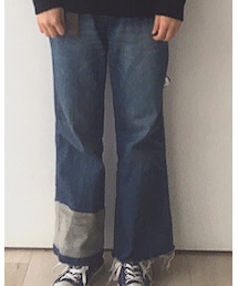 リメイクしたデニム | デニムパンツ