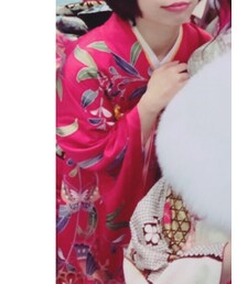 赤の振袖着ました👘 | その他