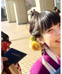 ドライフラワーのお店で一緒に作ったの💐 | その他