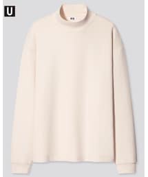 UNIQLO U | UNIQLO U モックネックプルオーバー(長袖) Lサイズ(Tシャツ/カットソー)