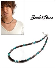 Bonds & Peace | シェル&ターコイズシルバーネックレス(ネックレス)