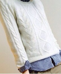 H&M DIVIDED | 白セーター(ニット/セーター)