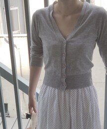 グレーカーディガン(カーディガン/ボレロ)