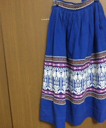 Panamaboy | 刺繍スカート(デニムスカート)