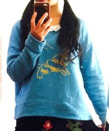 POU DOU DOU | 水色スウェット(スウェット)