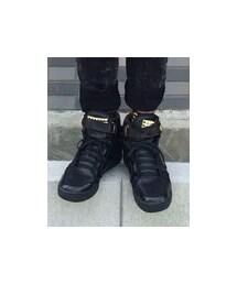 adidas | ゴールドスタッズハイカットスニーカー(スニーカー)