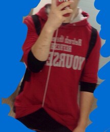 五分パーカー
(パーカー)