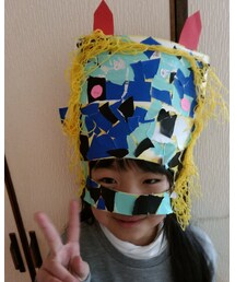 お面にちぢれ麺♡♥ | トップス