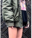 H&M(エイチ・アンド・エム)の「ジャケット/アウター(MA-1)」
