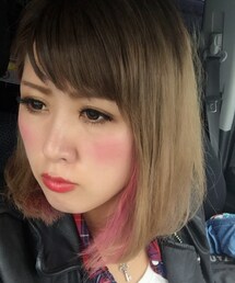 me | ヘアメンテしたよ。オン眉。(その他)