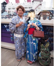 浴衣キャストさんと撮ってもらいました。 | 浴衣