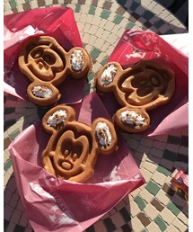 友だちと合流する前に違う友だちと遭遇できて食べたワッフル😊 | その他