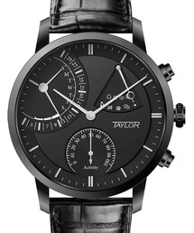 TAYLOR WATCH | TAYLOR智能手錶不僅僅在設計上簡單參考傳統手錶外觀，還從錶盤、表鏡、錶冠、錶帶等處的材質選擇和工藝打磨的細節上，真正打造傳統經典手錶的佩戴體驗，讓智能手錶同樣擁有佩飾質感和身份象徵的特質。(アナログ腕時計)