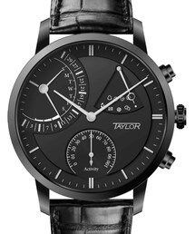 TAYLOR WATCH | TAYLOR智能手錶不僅僅在設計上簡單參考傳統手錶外觀，還從錶盤、表鏡、錶冠、錶帶等處的材質選擇和工藝打磨的細節上，真正打造傳統經典手錶的佩戴體驗，讓智能手錶同樣擁有佩飾質感和身份象徵的特質。(アナログ腕時計)