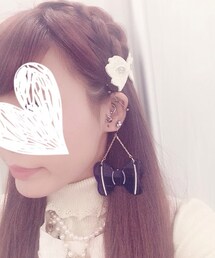 ヘアアレンジ | ちょっとだけあみこみ(その他ヘアアクセサリー)
