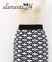 elements,H | マスクジャガードタイトスカート(スカート)