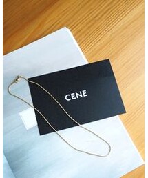 CENE | 1mmスネークチェーンネックレス45cm(ネックレス)