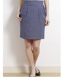 E hyphen world gallery | ギンガムチェックスカート(スカート)