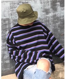 SOBER | Mulch Color Stripe Shirt 【SB00016】 ¥ 5,040 (10%OFF) (シャツ/ブラウス)
