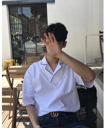 SOBER | Flame Short-Sleeved Shirt 【SB00026】  ¥ 4,050 (10%OFF) (シャツ/ブラウス)