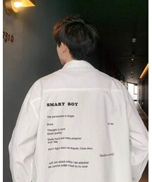 SOBER | Buck Print Big Shirt【SB00147】 (シャツ/ブラウス)