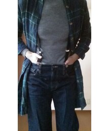 腹をへこませて～(笑)
パシャ～(笑)(ニット/セーター)