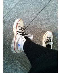 CONVERSE | ハイカットスニーカー♪
ひもを♪
ゴムひもに
すると♪はきやすいょ～(笑)
コンバース大好き～(笑)(スニーカー)