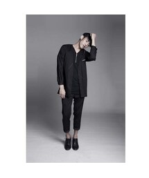 Black Pinstripe Pants(その他パンツ)