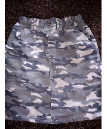 NICE CLAUP | 迷彩スカート(デニムスカート)
