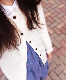 SM2 | 白カーディガン(カーディガン/ボレロ)