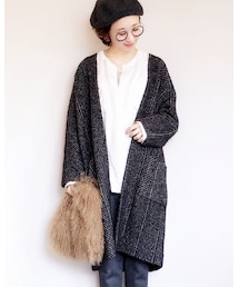 pas de calais | ノーカラージャケット